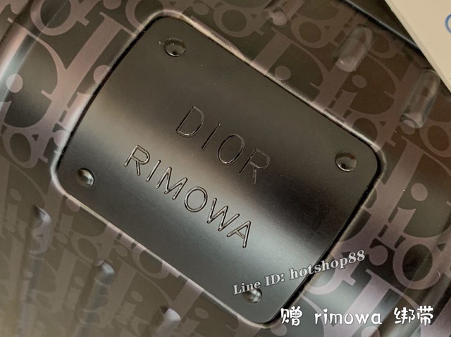 Dior x Rimowa驚豔聯名系列行李箱 RIMOWA限量版行李箱 日默瓦四輪拉杆箱 gdx1224